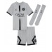 Paris Saint-Germain Achraf Hakimi #2 kläder Barn 2022-23 Bortatröja Kortärmad (+ korta byxor)